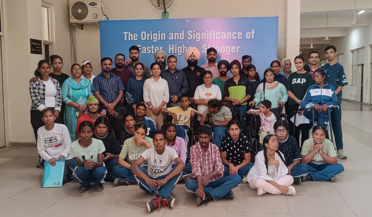 The classification of the sportsmen going from the district of para-sports to be held at Ludhiana was done